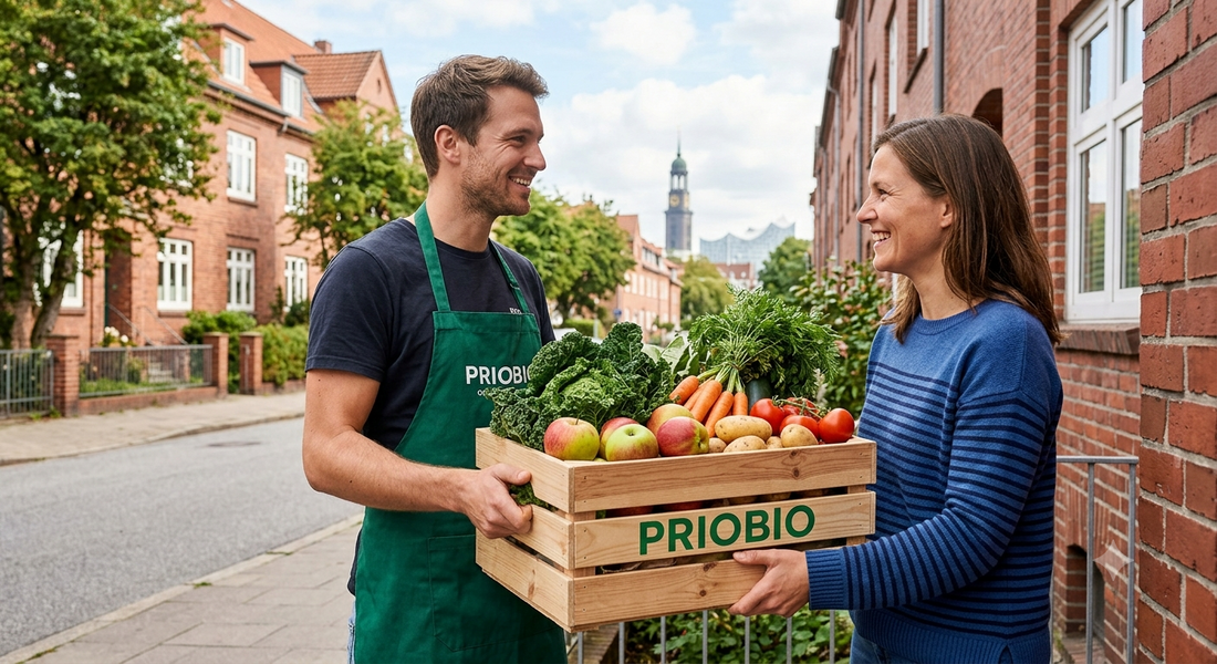 Tschüss Supermarkt-Stress, moin Vitamine: Wie Priobio Hamburg und das Umland knackig macht!